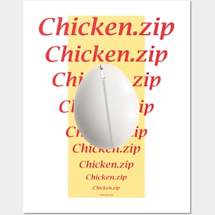 Chicken.zip Posters and Art